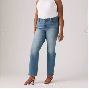 Levi's Light Blue Straight Leg Jeans
